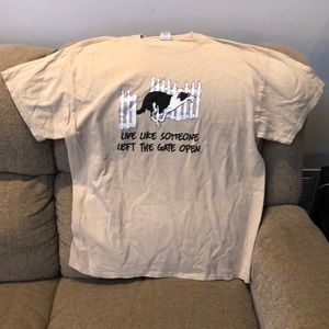 T Shirt Live Like Someone Left Gate Open XL